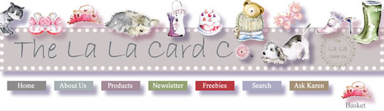 La La Card Company website screenshot
